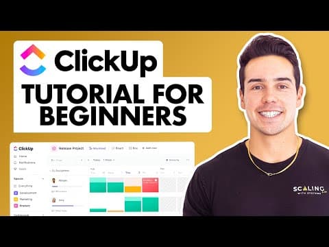 ClickUp Tutorial - How to use ClickUp for Beginners