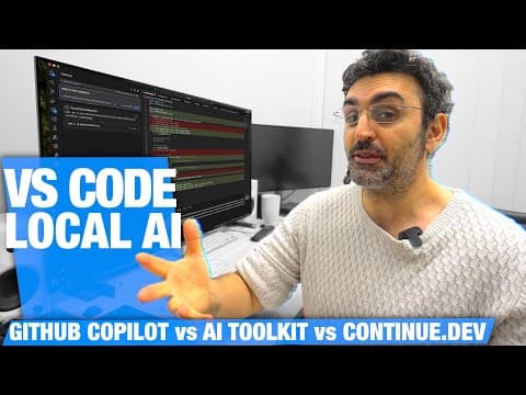VS Code with FREE Local AI - GitHub Copilot vs Continue.dev REVIEW &amp; Setup Guide