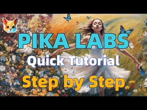 Pika Labs Tutorial : Quick Start Guide &amp; Step-by-Step