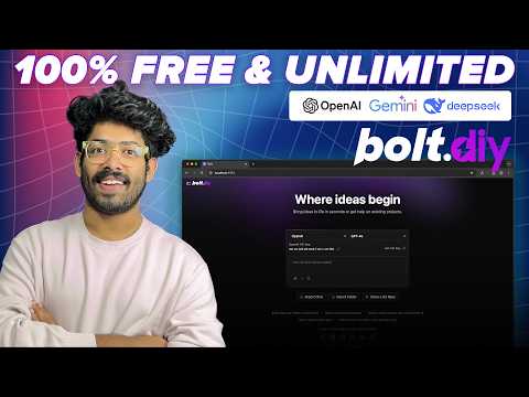 Bolt.DIY - Free Open Source AI Coder (Full Setup &amp; Tutorial) | Access Bolt.new For Free