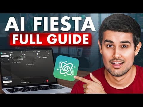 How to use AI Fiesta for Beginners? | Full Tutorial | Dhruv Rathee