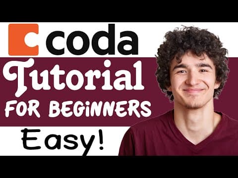 Coda Tutorial For Beginners - How To Use Coda