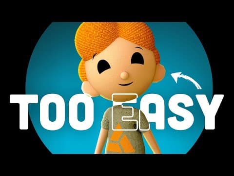 Is This The Easiest 3D Art Tool Ever? (Adobe Modeler Tutorial)