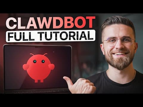 Ultimate Clawdbot Tutorial: How to Set up &amp; Use for Beginners (OpenClaw)​