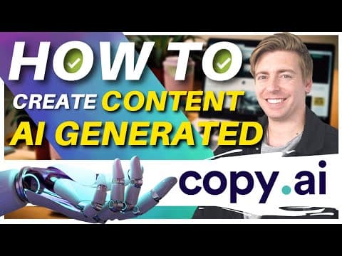 How to use Copy.ai | Best AI writing software for small business (Copy.ai tutorial)