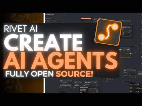Rivet Ai: Create Complex Ai Agents For FREE Better Than Langflow &amp; Flowise (Installation Guide)