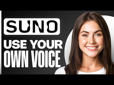 How To Use Your Voice in Suno AI Music Generator (Step by Step Tutorial)