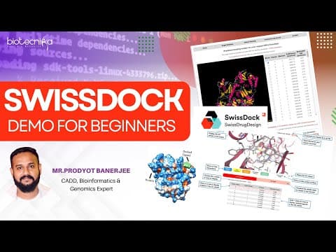 SWISSDOCK: A Beginner’s Guide to Molecular Docking! #swissdock #moleculardocking #bioinformatics