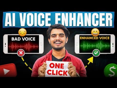 AI Voice Enhancer 🔥 | Remove Noise &amp; Make Studio Quality Clear Audio (Step by Step Guide)