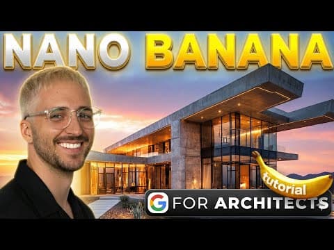 GOOGLE Nano Banana AI for ARCHITECTURE - Beginner Tutorial (UPDATE)