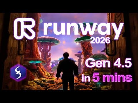 Runway Gen 4.5 - Tutorial &amp; How to Use in 5 MINUTES! [ 2026 ]