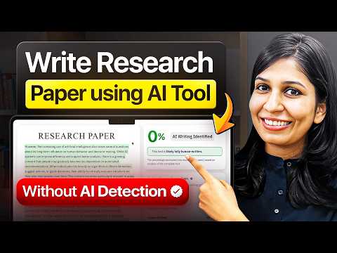 How to Write a Research Paper using AI Tool | With 0% AI Detection
