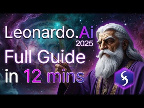 Leonardo AI - Tutorial for Beginners in 12 MINS! [ FULL GUIDE 2025 ]